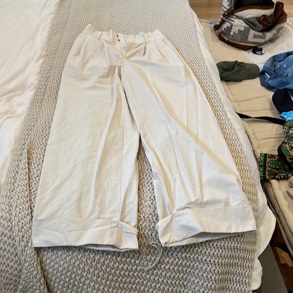 Banana Republic high waist trench pants, Crème - Picture 2 of 10